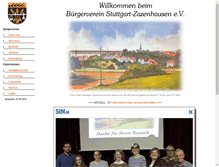 Tablet Screenshot of bv-zazenhausen.de